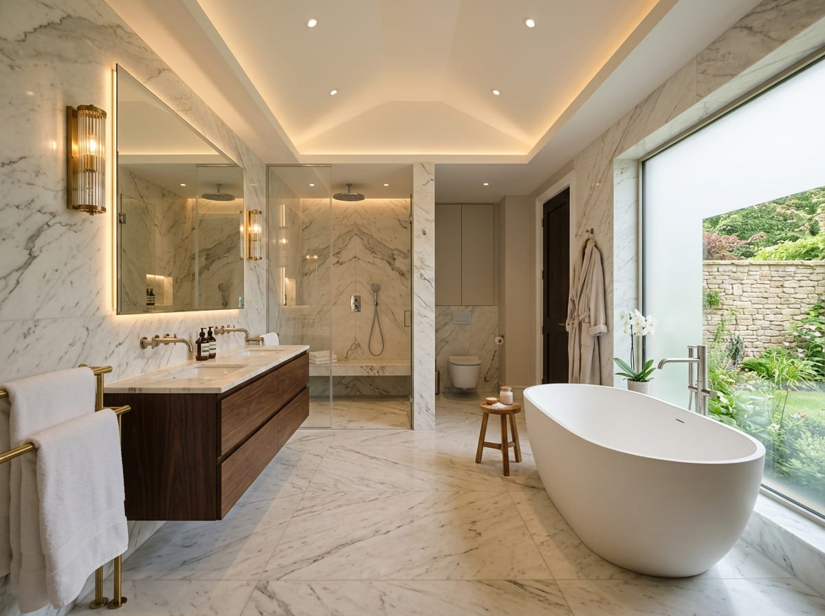Custom Bathroom Renovation in Wells